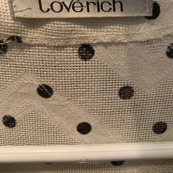 Loverich 80s Polka Dot Blouse - Picture 2 of 6